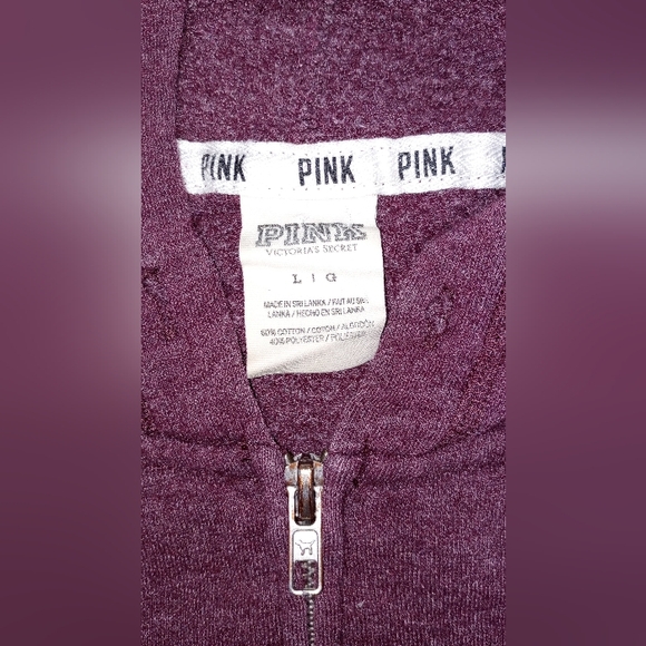 PINK Victoria's Secret Purple Jacket (L) & Pants(M) - Picture 3 of 6